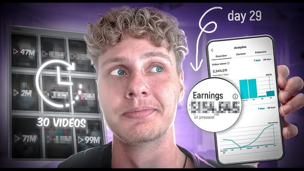 I Posted 30 TikToks and Earned $X - SERVIUOS